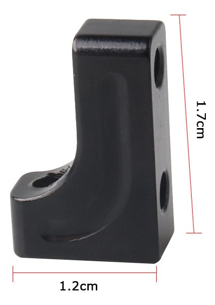 Eksenel SCX10 CC01 D90 1/10 Rc Paletli Araba Için 2 Adet Metal Servo Montaj (Yurt Dışından)