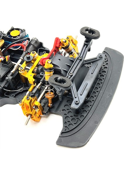 Metal Direksiyon Bloğu C-Hub'lar Arka Hub Taşıyıcı Seti Wltoys 104072 104001 104002 1/10 Rc Araba Yükseltme Parçaları, Sarı (Yurt Dışından)