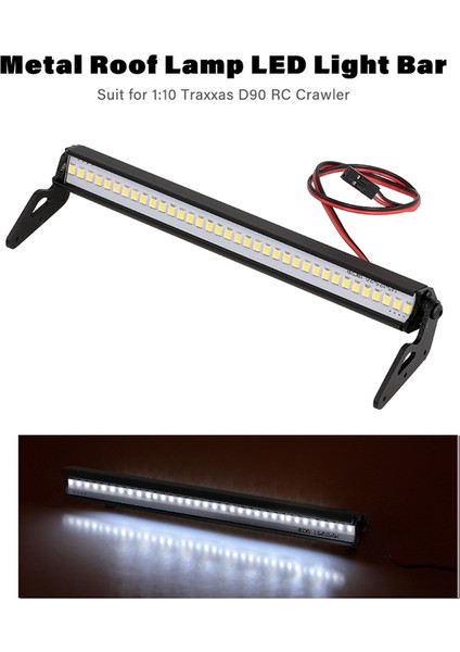 146MM 36 LED Işık Çubuğu Tavan Lambası Işıkları Eksenel SCX10 90046 Traxxas Trx4 Slash Rustler 1/8 1/10 Rc Paletli Araba (Yurt Dışından) fiyatları