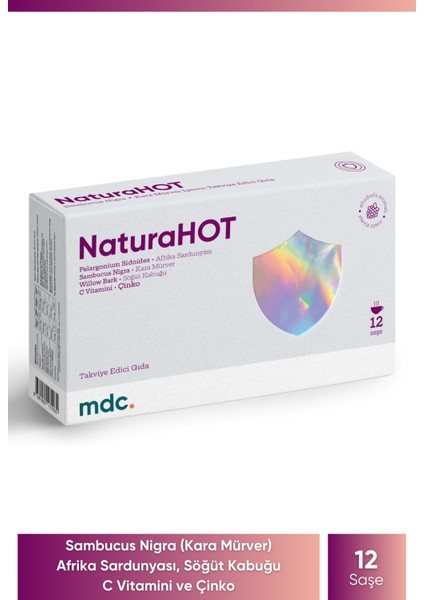 Mdc C Vitamini, D Vitamini ve Çinko Efervesan Tablet & Naturahot Avantajlı Paket