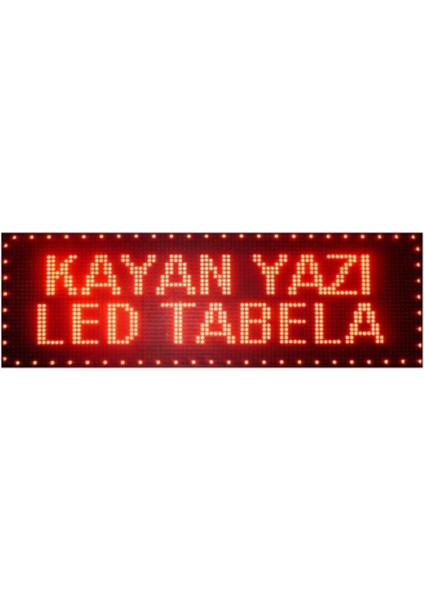 Sanec LED Tabela 16 x 128 cm Kayan Yazı