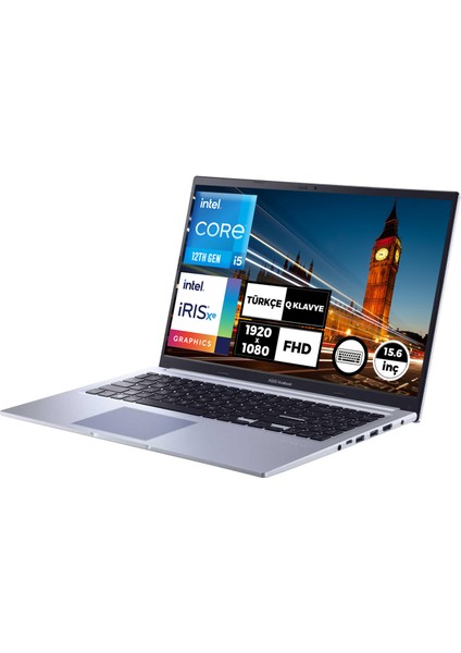 Vivobook 15 Intel Core I5-1235U 16GB 512GB SSD 15.6" Fhd Windows 11 Pro Taşınabilir Bilgisayar X1502ZA-EJ1068011