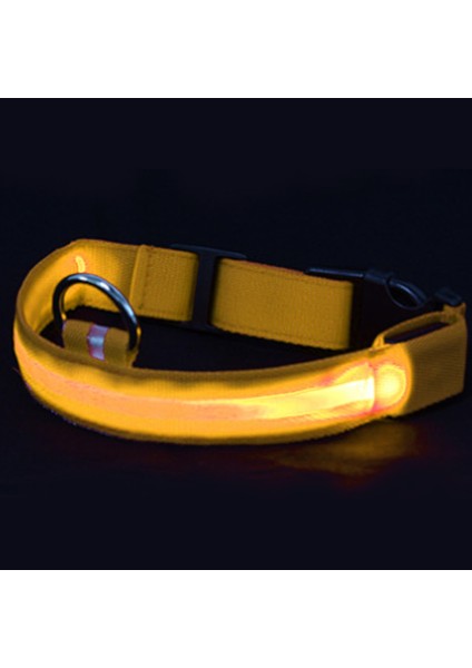 LED Işıklı Yaka-Sarı-L (Yurt Dışından)