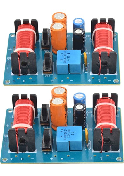 Adet 150W 3 Yollu Ses Hoparlör Crossover Tiz Orta Kademe Bas Kitaplık Araba Hoparlörleri Filtre Frekans Bölücü Crossover (Yurt Dışından)