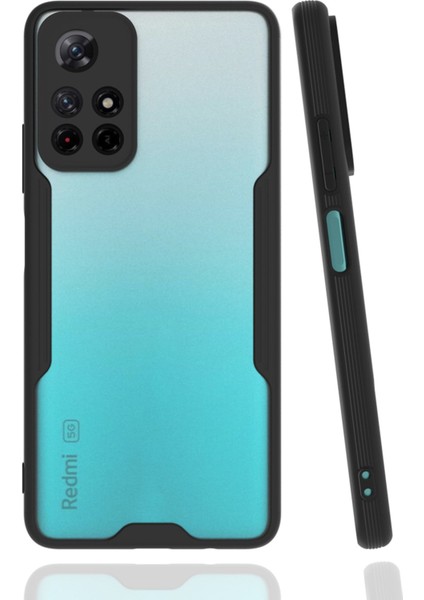 Xiaomi Redmi Note 11T Kılıf Platin Silikon - Siyah