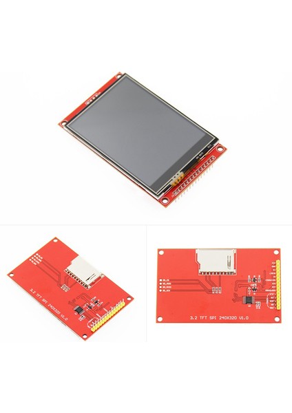 3,2 Inç Spı LCD Modül Rgb 65K Renkli 240X320 Tft Modülü ILI9341 En Az 4 Io 3,3V Kaplar (Dokunmatik MSP3218 Ile) (Yurt Dışından)