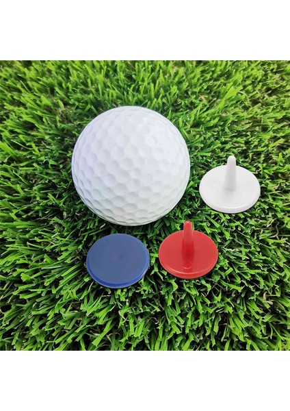 50 Pcs Golf Topu Işaretleyici 18MM Rastgele Renk (Yurt Dışından)