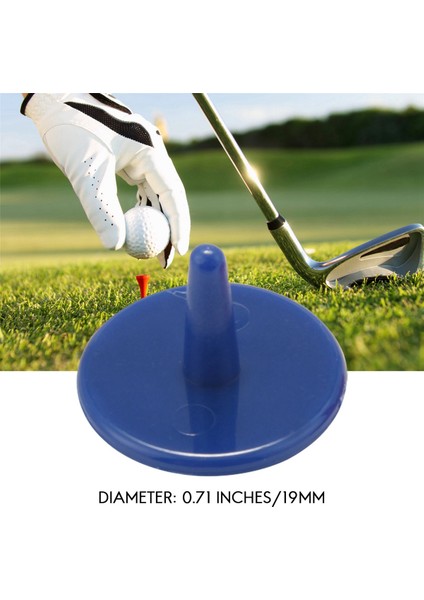 50 Pcs Golf Topu Işaretleyici 18MM Rastgele Renk (Yurt Dışından)