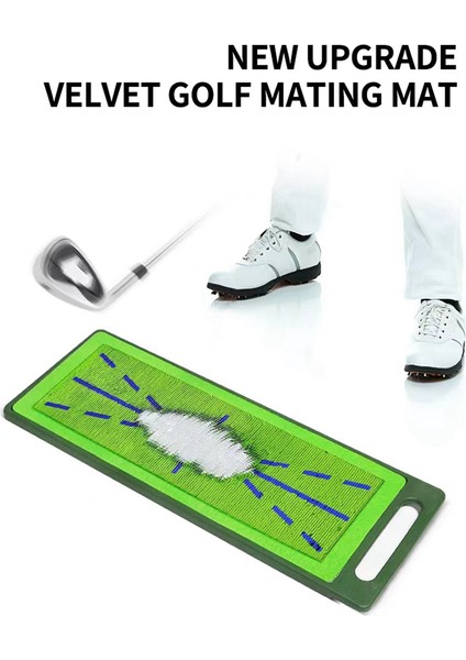 Golf Salıncak Matı Vuruş Vuruş Yönü Işareti Golf Vuruş Matı Analizi Salıncak Yolunuzu Düzeltin Golf Alıştırması Çim Mat (Yurt Dışından)