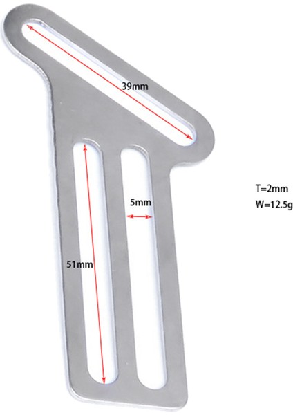 Paslanmaz Çelik Tüplü Dalış Yan Montajlı Dokuma Kayışı Kaleci 5 cm Dokuma Için Uygun Dayanıklı Bcd Aksesuarları-Stil 1 (Yurt Dışından)