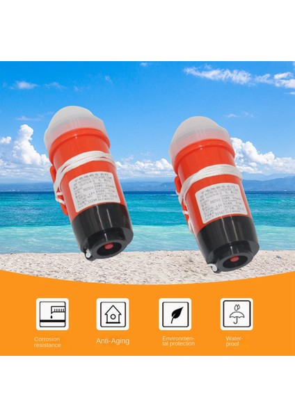 2 Adet LED Can Yeleği Acil Durum Işığı Sörf Can Yeleği Işığı LED Can Yeleği Işığı Enerji Tasarruflu El Feneri Deniz Suyu (Yurt Dışından)