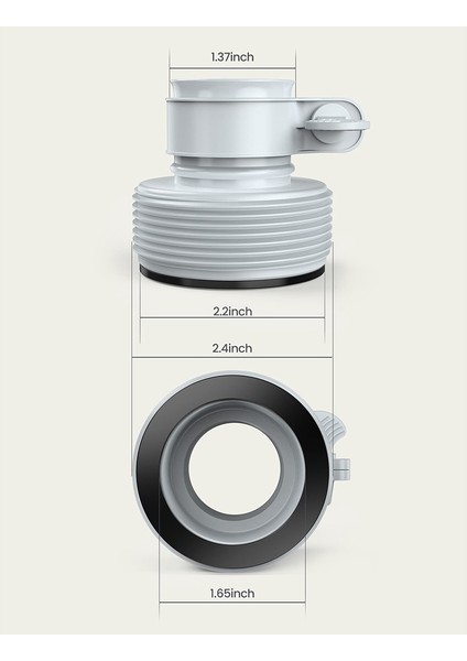 Intex Havuzu Için 1,25 Inç Ila 1,5 Inç Hortum Adaptörleri, Filtre Pompaları ve Tuzlu Su Sistemi Için Hortum Dönüştürme Adaptörleri B Kiti,4 (Yurt Dışından)