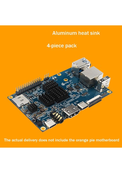 Orange Pi 5 Anakart Isı Emici 5th Nesil Geliştirme Kurulu Soğutma Isı Iletimli Isı Emici Yapıştırıcı ile (Yurt Dışından)