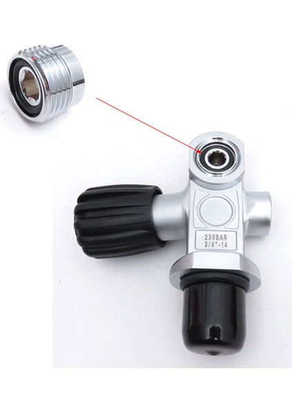 Din Yoke Ekleme Tankı Vana Adaptörü Dönüştürücü Tüplü Dalış Viton O-Ringler Kelepçe Dönüştürücü Teknik Kit (Yurt Dışından)