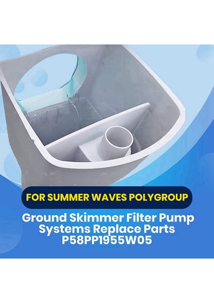 Summer Waves Vakum Plakası Adaptörü Için, Polygroup Skimmer Filtre Pompa Sistemlerine Uygun, 2'li Paket (Yurt Dışından)