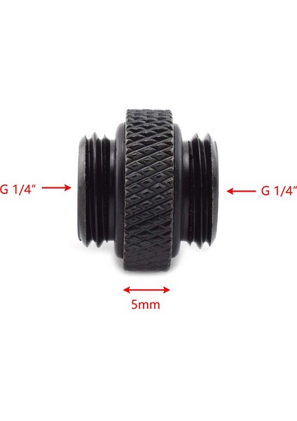 4'lü Paket G1/4 Inç 5mm Erkek - Erkek Konnektör Pc Su Soğutma Sistemleri Için Mühürlü O-Ring ile Genişletici Bağlantı Parçası (Yurt Dışından) modelleri