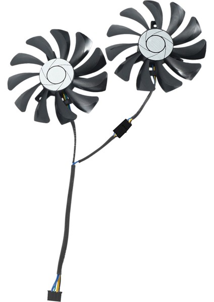 Yeni 1 Çift Grafik Kartı Fanı 85MM HA9010H12F-Z 4pin Soğutucu Fan Değiştirme Msi Gtx 1060 Oc 6g Gtx 960 P106-100 P106 GTX1060 GTX960 (Yurt Dışından)