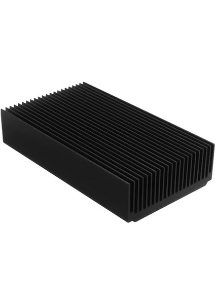 Alüminyum Büyük Soğutucu 4,72 x 2,72 x 1,06 Inç /120 x 69 x 27 mm Isı Emici Soğutma Siyah Oksit Radyatör 22 Fin (Yurt Dışından)