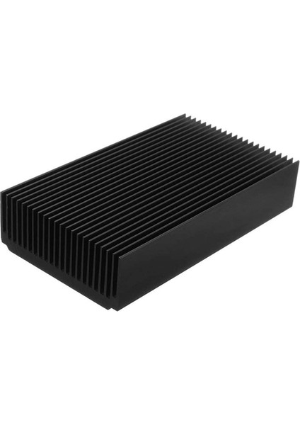 Alüminyum Büyük Soğutucu 4,72 x 2,72 x 1,06 Inç /120 x 69 x 27 mm Isı Emici Soğutma Siyah Oksit Radyatör 22 Fin (Yurt Dışından)