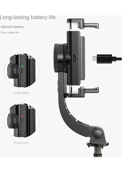 Selfie Sopa Tripod Gimbal Sabitleyici Cep Cep Telefonu Standı Akıllı Telefon Eylem Kamera Cep Telefonu El Gimble (Yurt Dışından)