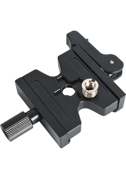 Çift Kilit Montaj Plakası Kelepçe Hızlı Bırakma Plakası Kelepçe Ayarlanabilir Topuz Adaptörü Arca Swiss Tripod Topu Kafa Qj-06 (Yurt Dışından)