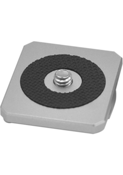 V Montajlı Pil Hızlı Bırakma Plakası Adaptörü Taşınabilir Tek Panel 1/4in Vida Deliği Gimbals Kamera Aksesuarları Gümüş (Yurt Dışından)