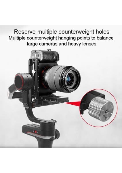 Slr Kamera Dikey Hızlı Yayın Kurulu Genel Zhiyun Weebill S Crane2/3 Sabitleyici Tripod Gimbal Alt Plaka (Yurt Dışından)