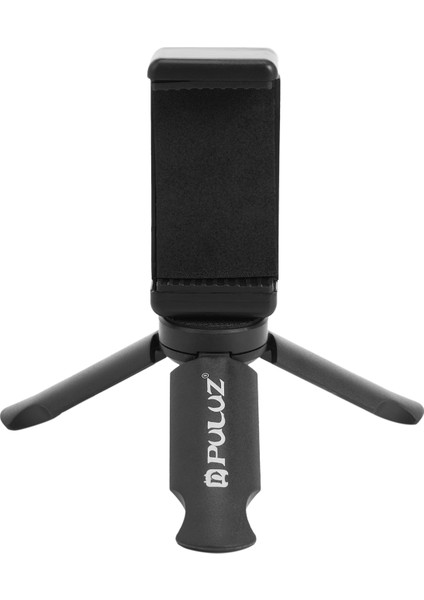 Puluz Mini Taşınabilir Katlanır Plastik Stand Tripod Tripod ve Evrensel Telefon Kelepçe Braketi Akıllı Telefonlar Tutucu Klip Xiaomi, Huawei (Yurt Dışından)