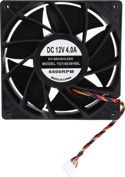 12V 7.2A 14038 Soğutma Fanı 6pin Büyük Hava Hacmi Soğutma Fanı (Yurt Dışından)