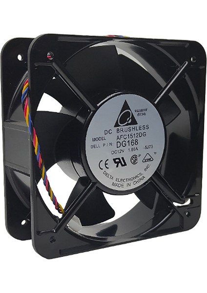 AFC1512DG 3800RPM Delta 15050 Için Soğutma Fanı 12V 1.80A AFC1512DG Hız Ayarı 15CM Büyük Hava Hacmi Egzoz Fanı (Yurt Dışından)