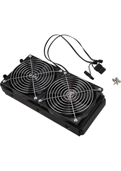 Alüminyum 240MM 10 Boru Su Soğutma Soğutmalı Sıralı Eşanjör Radyatör Cpu Pc Su Soğutma Sistemi Için Fan ile (Yurt Dışından)