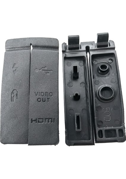 Canon Eos 50D Kamera Için 1 Adet Usb/hdmı Uyumlu Dc In/vıdeo Out Kauçuk Kapı Alt Kapağı (Yurt Dışından)