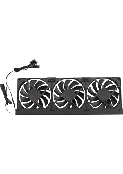 Evrensel Gpu Soğutma Fanı 3X90MM Argb Sync Aydınlatma 5 V Adreslenebilir Rgb Sessiz Şasi Pcı Grafik Kartı Soğutucu Fan (Yurt Dışından)
