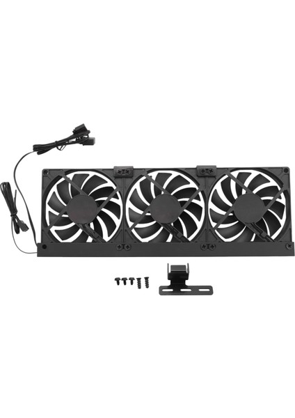 Evrensel Gpu Soğutma Fanı 3X90MM Argb Sync Aydınlatma 5 V Adreslenebilir Rgb Sessiz Şasi Pcı Grafik Kartı Soğutucu Fan (Yurt Dışından)