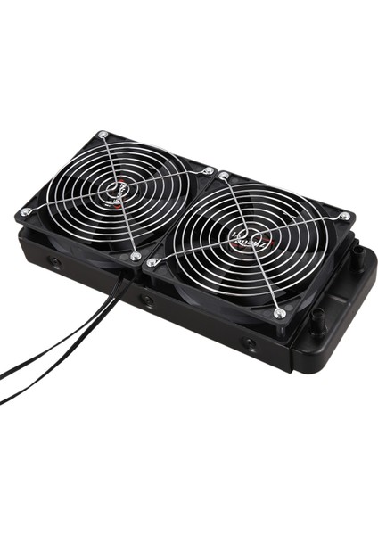 Alüminyum 240MM 10 Boru Su Soğutma Soğutmalı Sıralı Eşanjör Radyatör Cpu Pc Su Soğutma Sistemi Için Fan ile (Yurt Dışından)