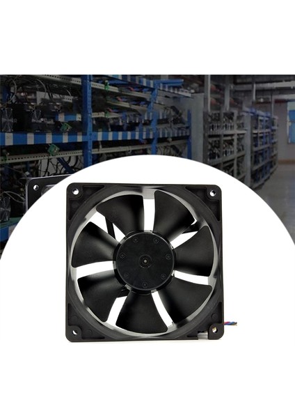 4715KL-04W-B56 Madenci Fanı Nmb 12038 Dc 12V 1.30A 130CFM 3600RPM Dell Y4574 Antminer Özel Soğutma Fanı (Yurt Dışından)