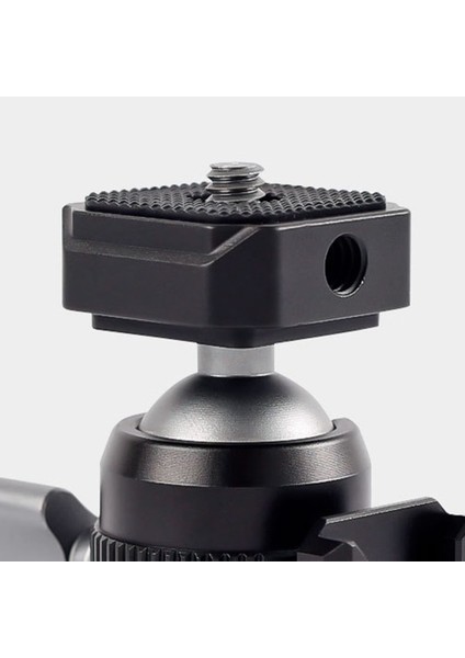 Xıletu MC22 + XT18 Mini Soğuk Ayakkabı Masaüstü Standı 1/4 Vida Çift Soğuk Ayakkabı Mini Ptz Tripod Cep Telefon Standı Tripod (Yurt Dışından)