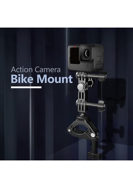 GOPRO11 10 9 Kamera Bisiklet Montaj Aksamı Bisiklet Motosiklet Braketi Tutucu Gopro Eylem Kamera Standı Çerçeve Klip, B (Yurt Dışından)
