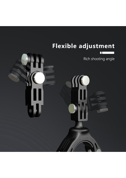 GOPRO11 10 9 Kamera Bisiklet Montaj Aksamı Bisiklet Motosiklet Braketi Tutucu Gopro Eylem Kamera Standı Çerçeve Klip, B (Yurt Dışından)