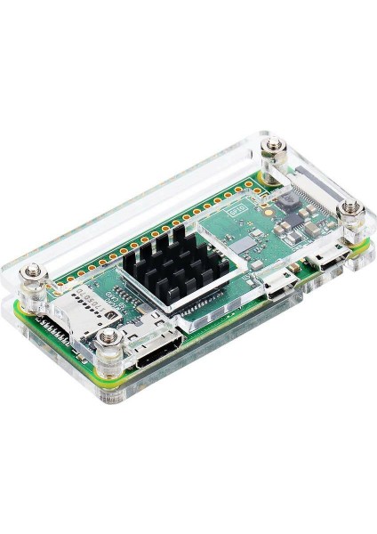 Raspberry Pi Zero W ve Isı Emicili Pi Zero Için Akrilik Kılıf 4'ü 1 Arada Kit (Yurt Dışından)