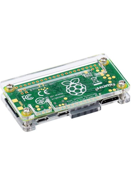 Raspberry Pi Zero W ve Isı Emicili Pi Zero Için Akrilik Kılıf 4'ü 1 Arada Kit (Yurt Dışından)