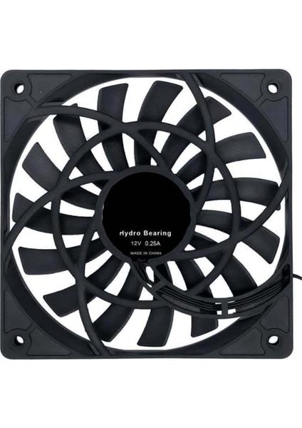 Sessiz 120MM 12CM Pwm Soğutma Fanı Ince 12MM, Yeni 120X120X12MM Dc 12V 0.25A 1400RPM Bilgisayar Pc Kasa Şasi Soğutucu Sessiz (Yurt Dışından)