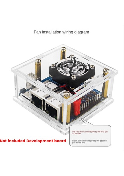 Turuncu Pi Için R1 Artı Lts Durumda Akrilik Muhafaza Kabuk Soğutma Fanı Olmadan Turuncu Pi Geliştirme Kurulu Koruyucu (Yurt Dışından) fiyatları