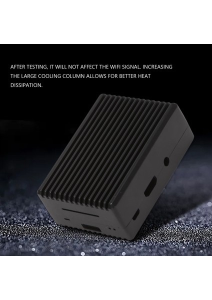 3 Model B Alüminyum Alaşımlı Kasa Pasif Soğutma Kabuğu Metal Muhafaza Raspberry Pi Için Isı Dağıtımı 3b/3b+ (Yurt Dışından)