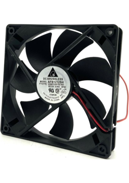 Soğutucu Fan AFB1212SH 12025 Dc 12V 0.80A Soğutma Fanı 120X120X25MM Çift Bilyalı Rulman 3400 Rpm 113CFM Fan Madencilik Için (Yurt Dışından)