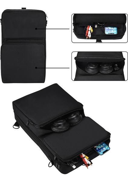 Taşınabilir Dj Denetleyici Saklama Torbaları Toz Geçirmez Turntable Koruyucu Kılıf Çizilmeye Dayanıklı Pioneer DDJ-400 Ddj-Flx4 (Yurt Dışından)