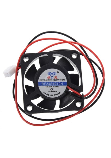 Sodıal(R) Dc 24V 40 x 40 x 10MM 4010 7 Bıçaklı Fırçasız Soğutma Fanı (Yurt Dışından)
