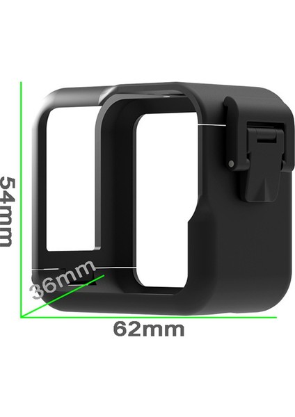 Gopro 11 Mini Sıyah Kamera Aksesuarları Kılıf Koruyucu Kapak Standart Konut Taşınabilir Silikon Kabuk Koruyucu (Yurt Dışından)
