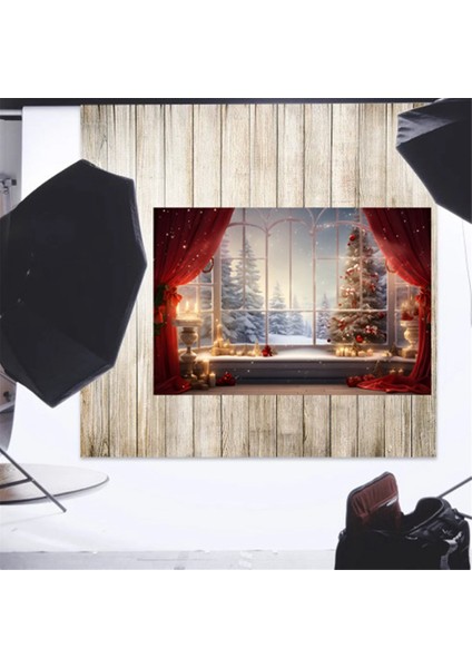 210X150 cm Noel Arka Plan Bez Noel Pencere Çocuk Fotoğraf Stüdyosu Fotoğraf Fotoğraf Arka Planında, A (Yurt Dışından)
