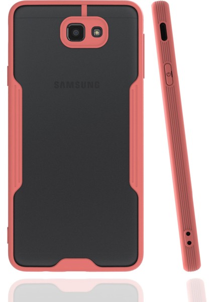 Samsung Galaxy J7 Prime Kılıf Platin Silikon - Pembe